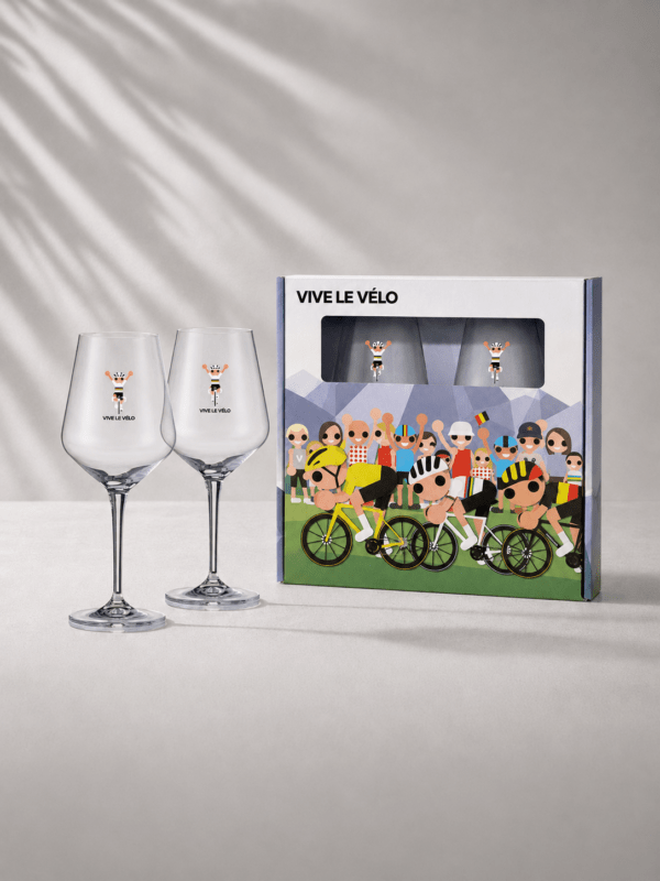 2 wijnglazen Odieltje Wereldkampioen