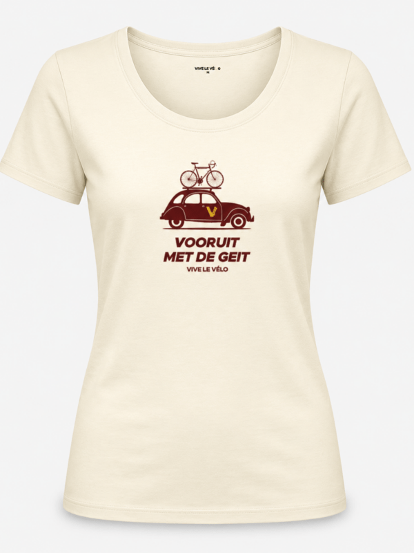Vooruit met de geit Womens T-Shirt