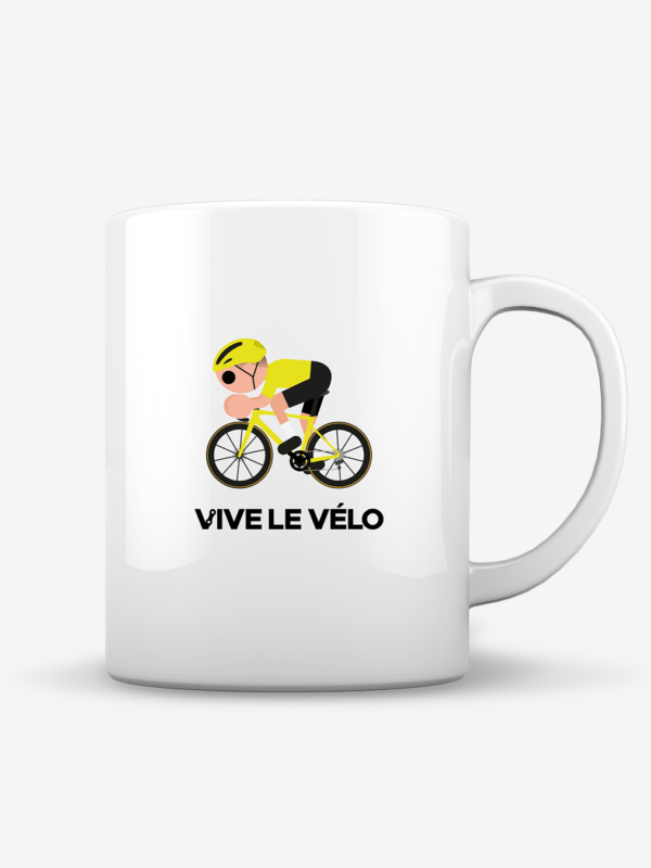 Koffiemok Vive Le Vélo - Odieltje Gele Trui